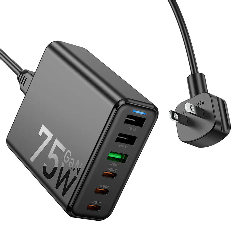 شاحن PowerMax GaN بستة منافذ™