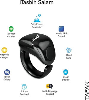 📿 Weslamic iTasbih Salam+ – Smart Digital Tasbih Ring