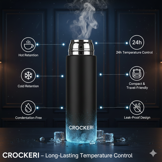 Vacuum Flask LED Temperature Display Water Bottle 500 ml