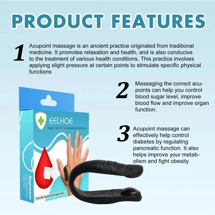 EELHOE Sugar Control L14 Acupressure Clip™