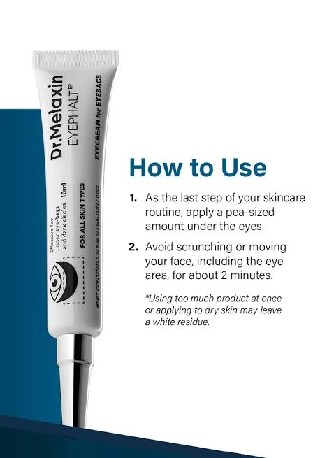 Dr. Melaxin™ Eyephalt Eye Cream For Dark Circles & Puffy Eyes