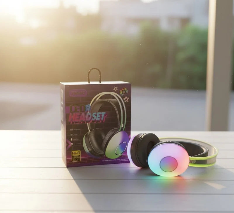 سماعة الرأس اللاسلكية GlowBeat LED™